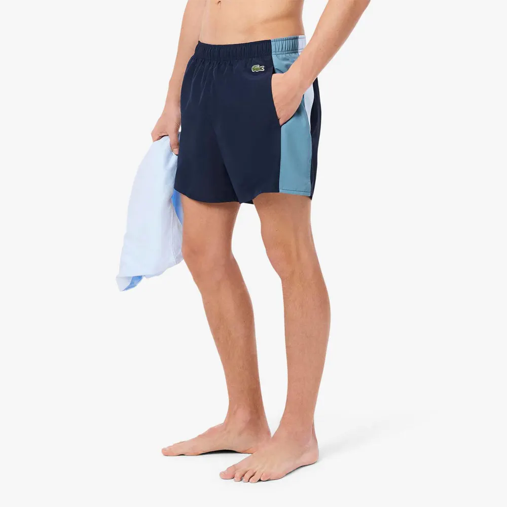 Lacoste Colour Block Swim Trunks detail 3