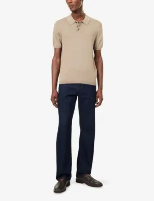 NOBL Ralph Knitted Polo Shirt detail 2