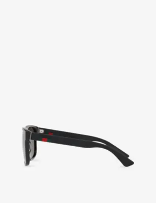 GUCCI GG0010S Square-Frame Acetate Sunglasses detail 3