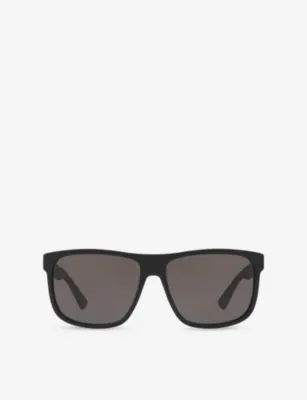 GUCCI GG0010S Square-Frame Acetate Sunglasses