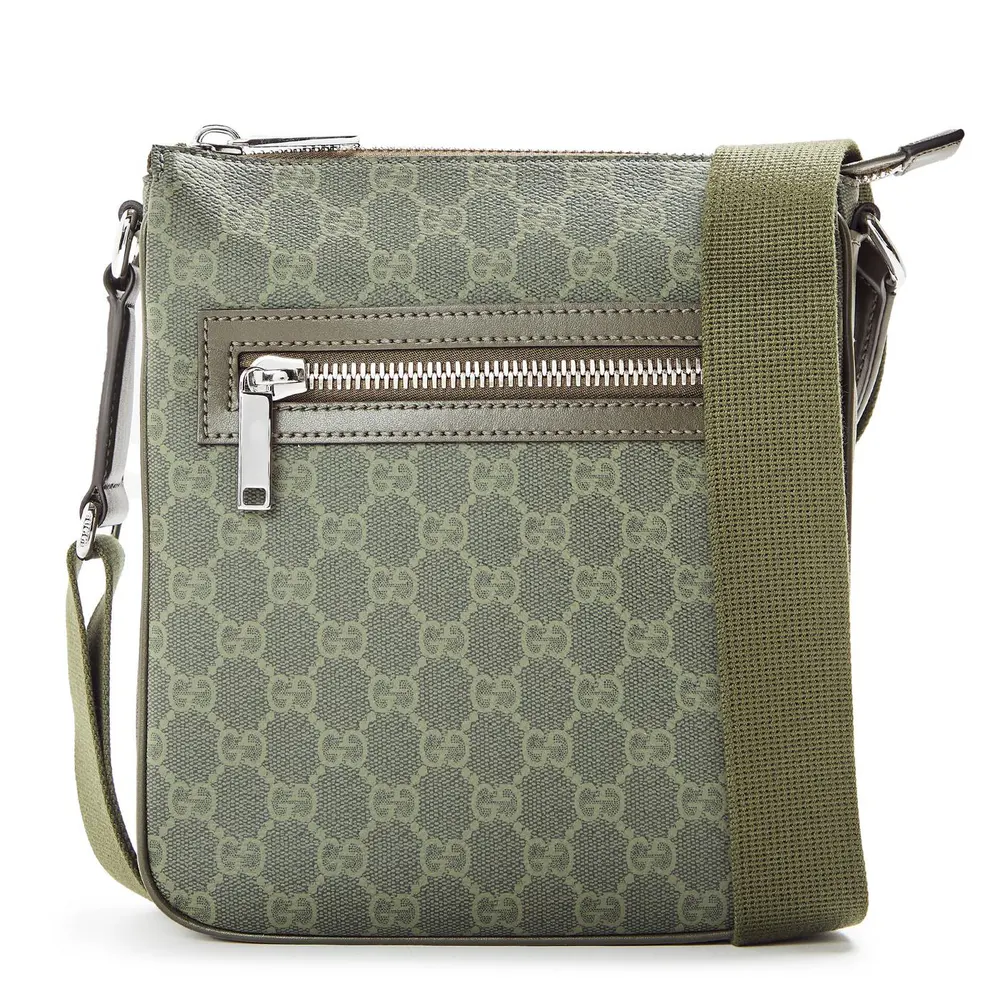 Gucci Men's GG Cotton Cross-Body Bag