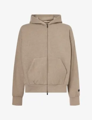 FEAR OF GOD ESSENTIALS Essentials Classic Zip-Up Cotton-Blend Hoody
