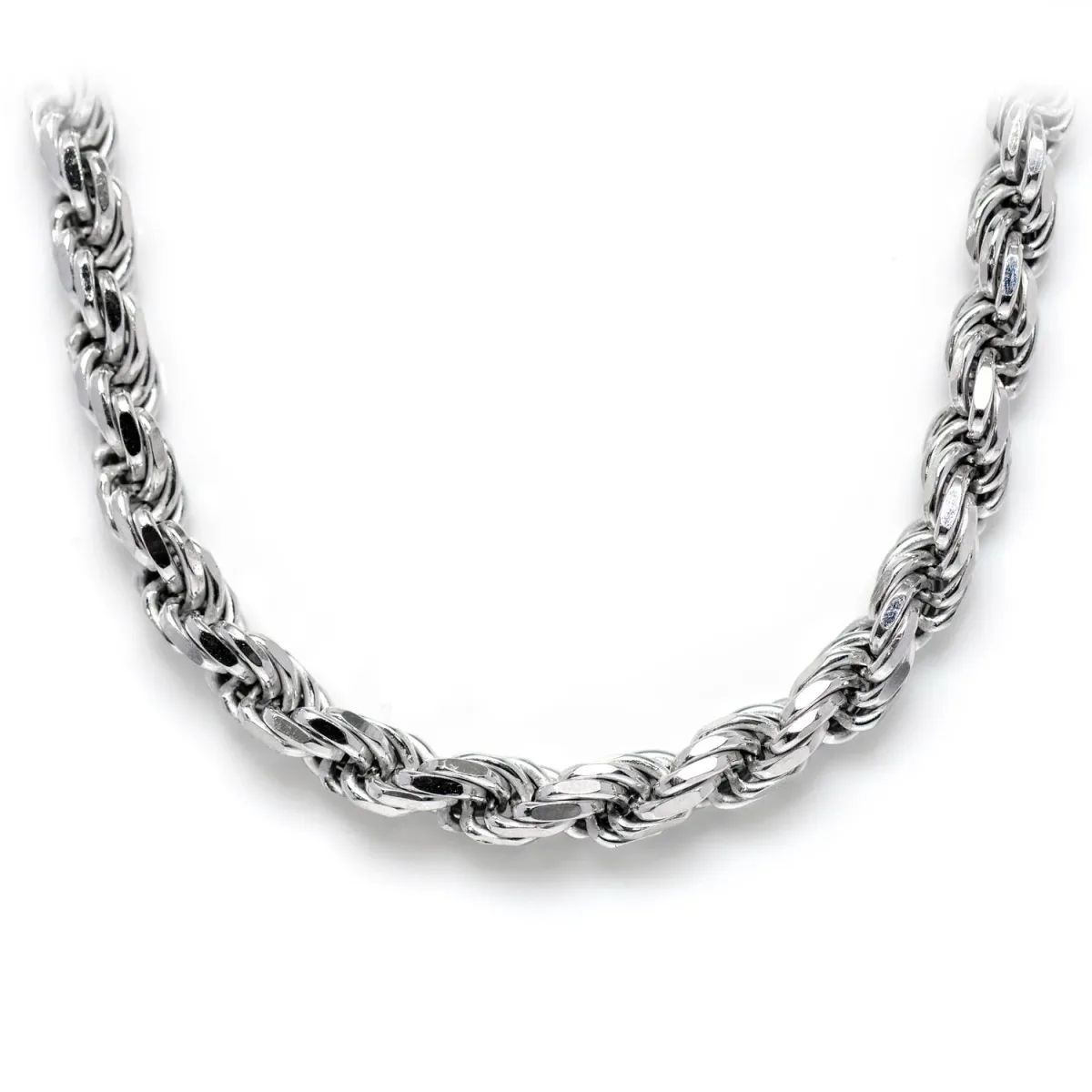 For Him Sterling Silver Rope Chain in 4.5mm / 925 Sterling Silver / 22" – Chain