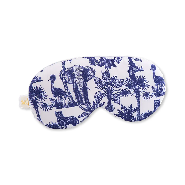 Smug Cloud Padded Satin Sleep Mask Elephant