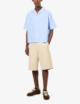 BELIER Everett Striped Cotton Shirt detail 2