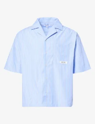 BELIER Everett Striped Cotton Shirt