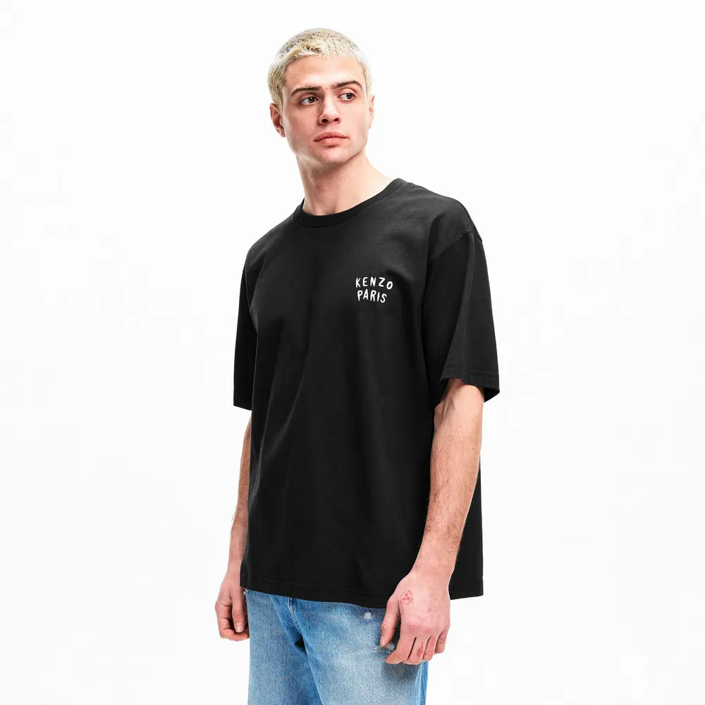 Kenzo Men's Boke Heart T-Shirt in Black, additional product view 3