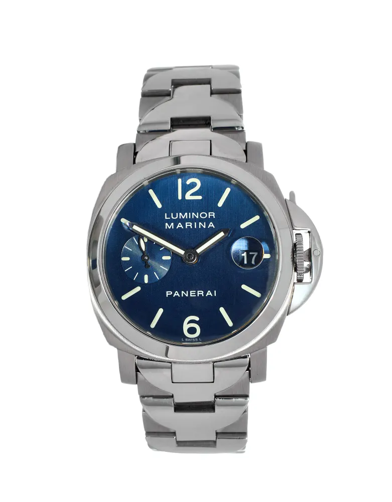 Panerai Luminor Marina PAM00119 — 2004 — Very good in Blue Baton – Pre-owned watches
