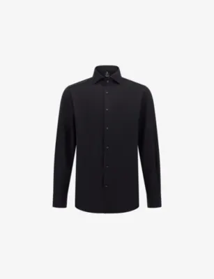 BOGGI MILANO Classic-Collar Regular-Fit Cotton-Jersey Polo Shirt