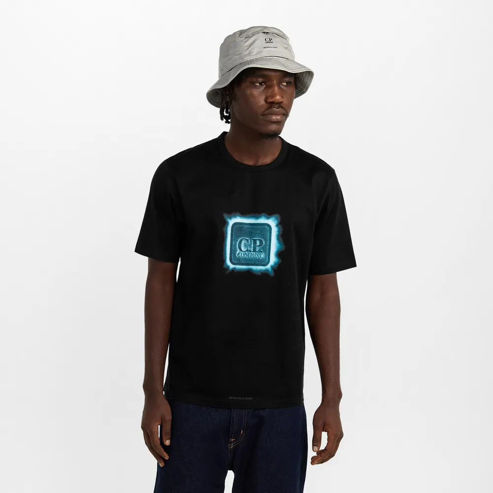 CP Company Metropolis Men's Front Logo T-Shirt detail 3