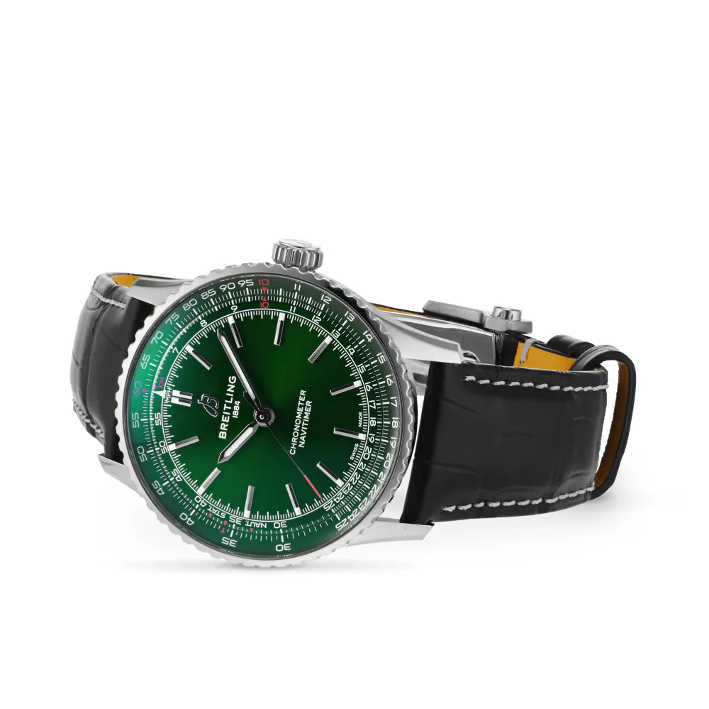 Breitling Navitimer Automatic 41mm Mens Watch Green in Green, additional product view 3
