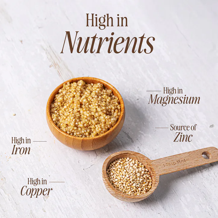 Sevenhills Wholefoods Organic Royal Quinoa Grain White 1kg, additional product view 3