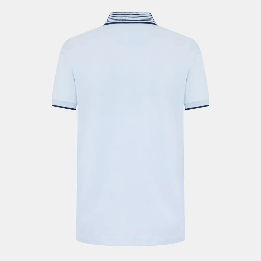 Barbour Men's Denwick Short Sleeve Tailored Fit Polo Shirt detail 2