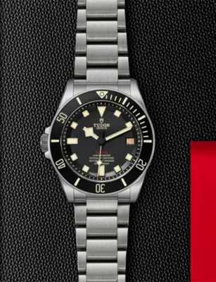 TUDOR M25610TNL-0001 Pelagos LHD titanium and stainless steel automatic watch detail 3