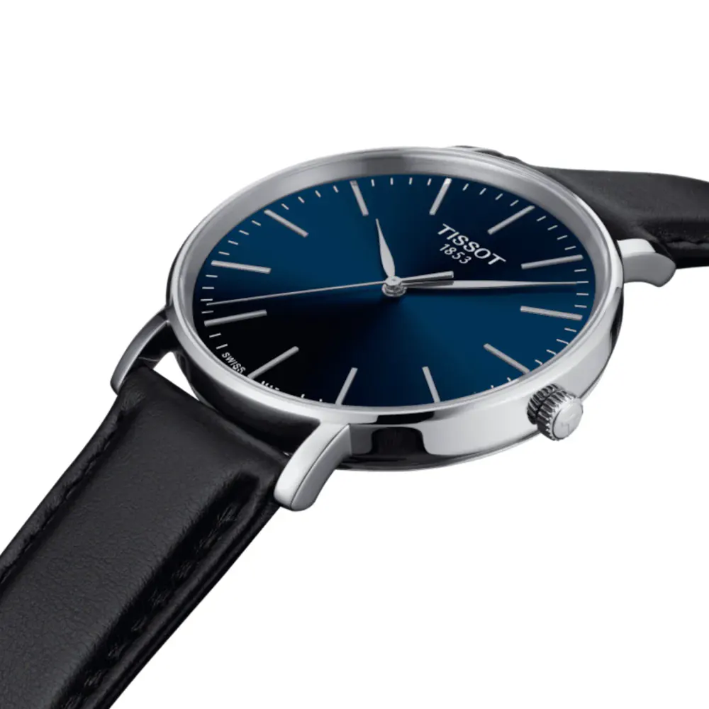 Tissot Everytime 40mm Mens Watch Blue in Blue, additional product view 3