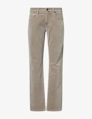 PAIGE Federal Slim Straight-Leg Corduroy Trousers