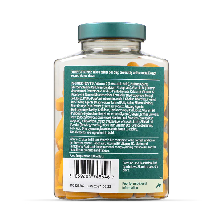 For Him Super Strength Complete Vit B Complex + Vitamin C 120 Tablets detail 3
