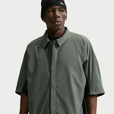 Nike Tech Helios Men's Dri-FIT Short-Sleeve Top - Camo Green/Black/Black in Camo Green/Black/Black – Nike men's and unisex