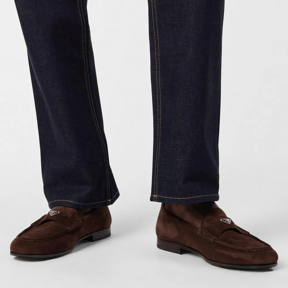 Prada Men's Italian Craftsmanship Loafers detail 3