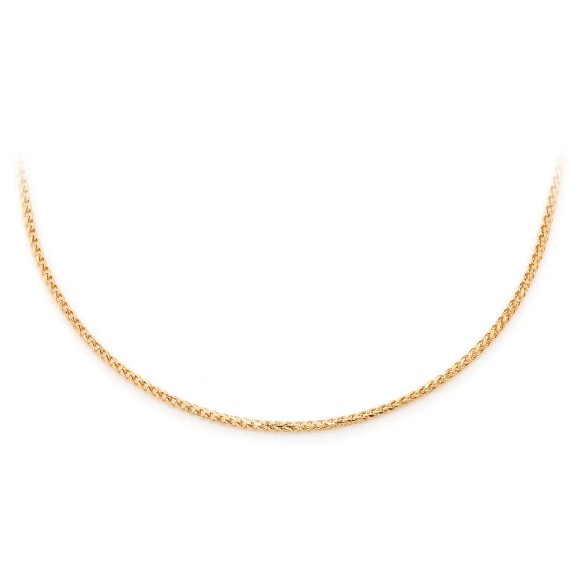 For Him Franco Gold Chain in 1.5mm / Rose Gold / 20" – Chain