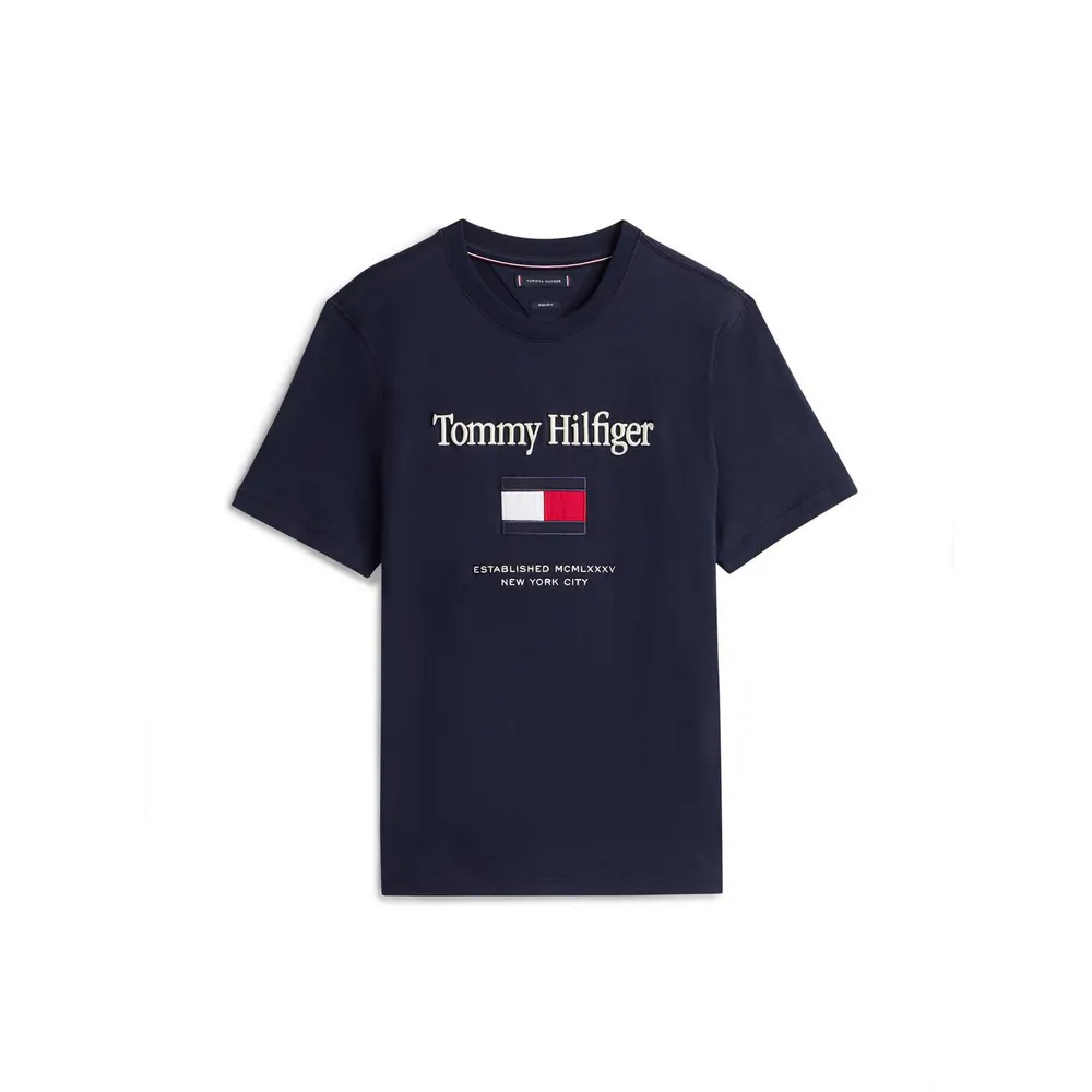 Tommy Hilfiger Men's Embro Flag T-Shirt