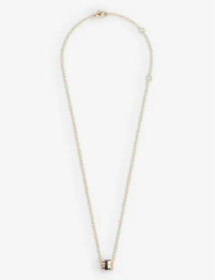 BOUCHERON Quatre Classique 18ct yellow, white and rose gold and diamond necklace