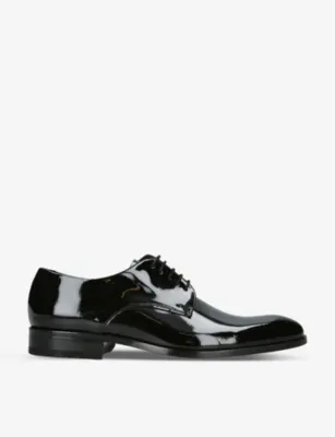 LOAKE Bow leather Oxford shoes - EUR 43.5 / 9.5 UK MEN in BLACK – Mens | Smart shoes | Monk shoes