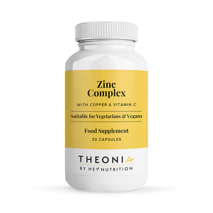 Theonia Zinc Complex with Copper & Vitamin C 30 Capsules – Vitamins & Supplements > Minerals > Zinc