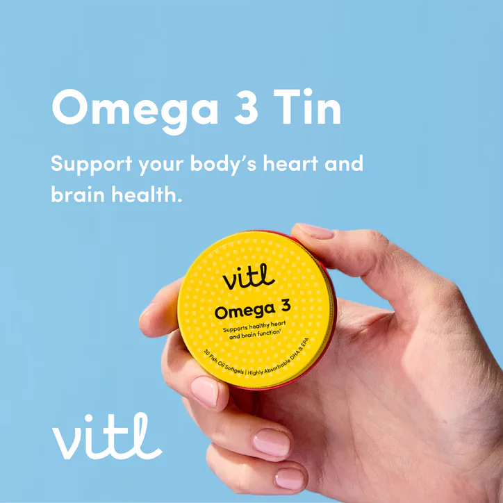 Vitl Omega 3 Pocket Pack 30 Soft gels detail 3