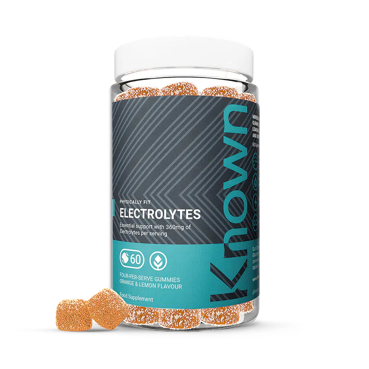 Known Nutrition Electrolytes Orange & Lemon Flavour 60 Gummies
