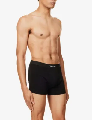 TOM FORD Classic stretch-cotton boxers pack of two detail 2
