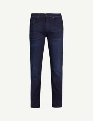 7 FOR ALL MANKIND Slimmy Tapered Luxe Performance Plus slim-fit tapered jeans - 31/34 detail 2
