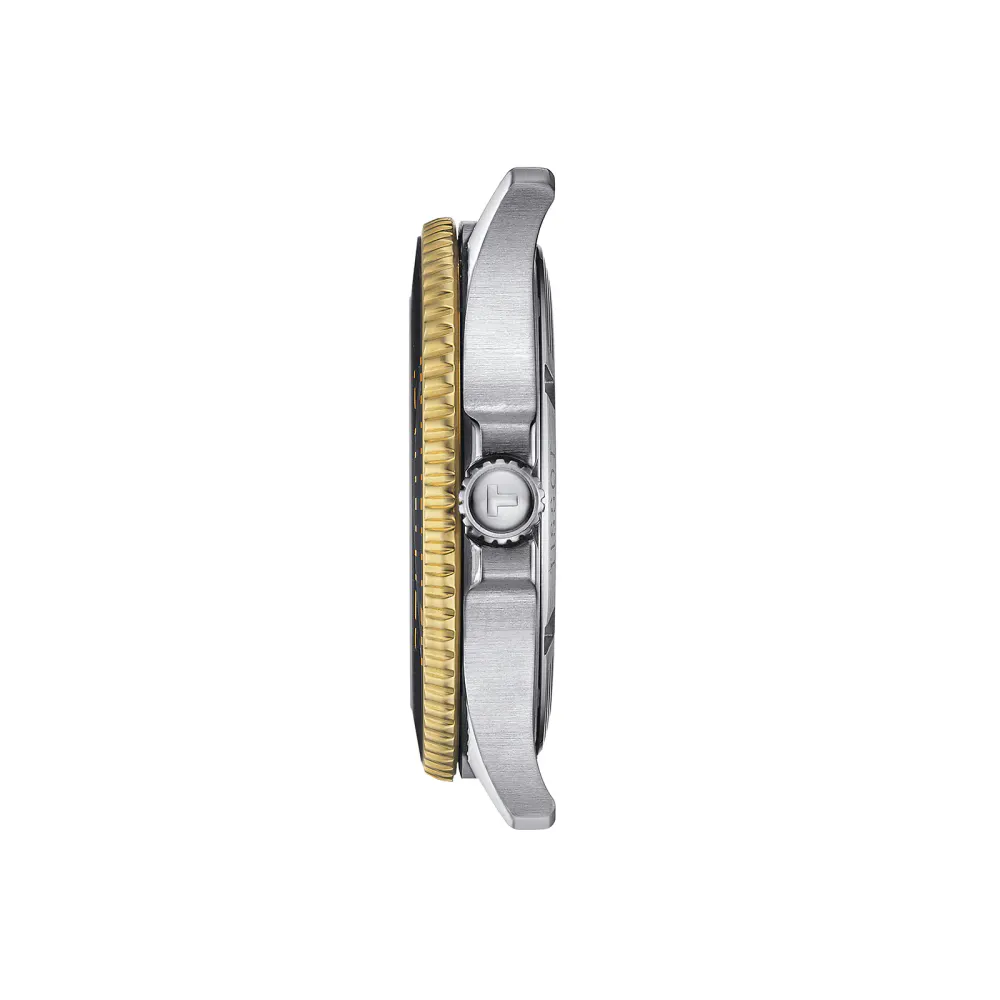 Tissot Seastar 40mm Mens Watch Black in Black, additional product view 3
