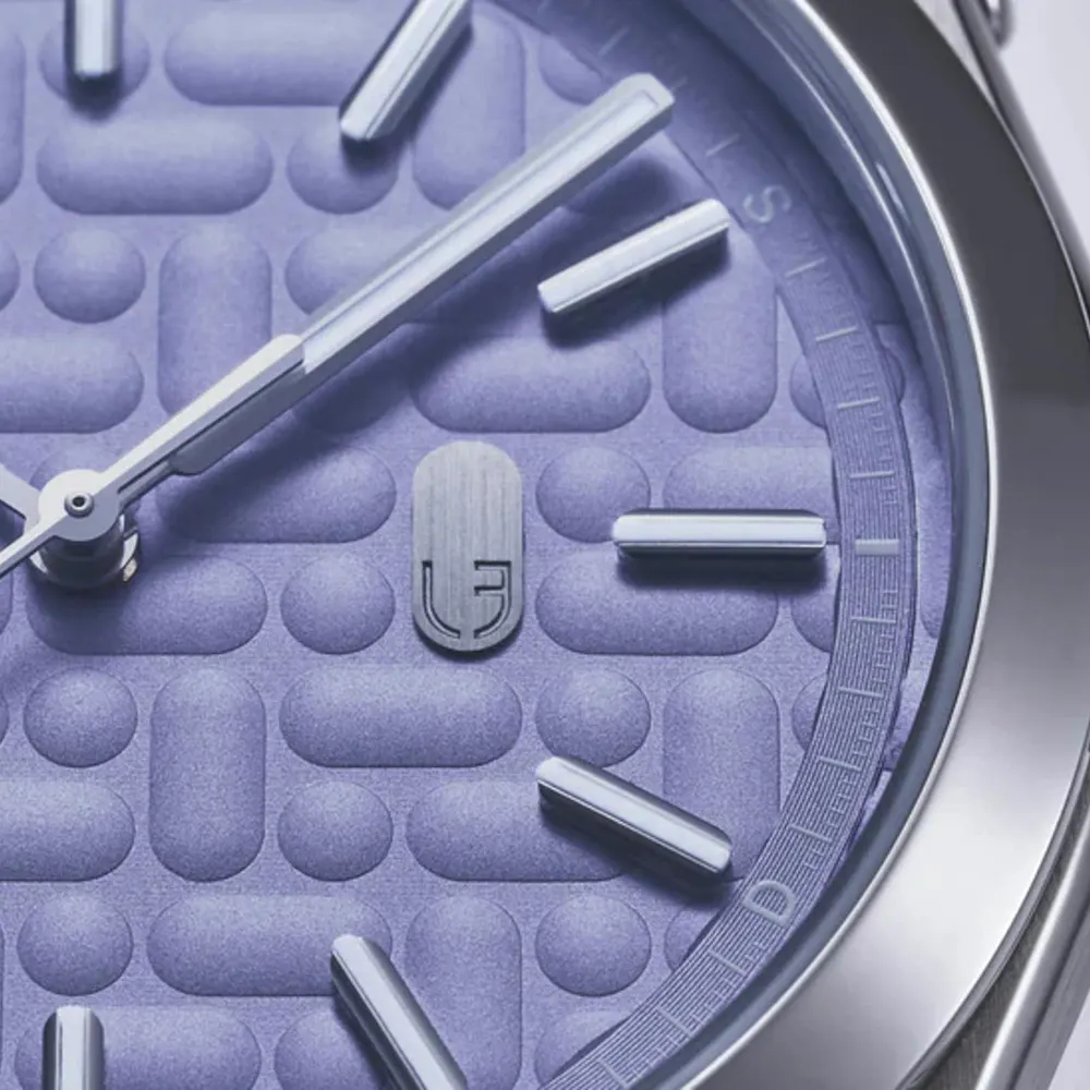 Louis Erard 2340 Mauve 40mm Mens Watch Purple in Purple, additional product view 2