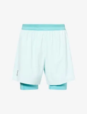 ON Performance 2/1 Stretch-Woven Shorts - Aquamarine