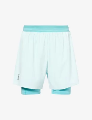 ON Performance 2/1 Stretch-Woven Shorts - Aquamarine in Aquamarine – Mens | Trousers & shorts | Shorts