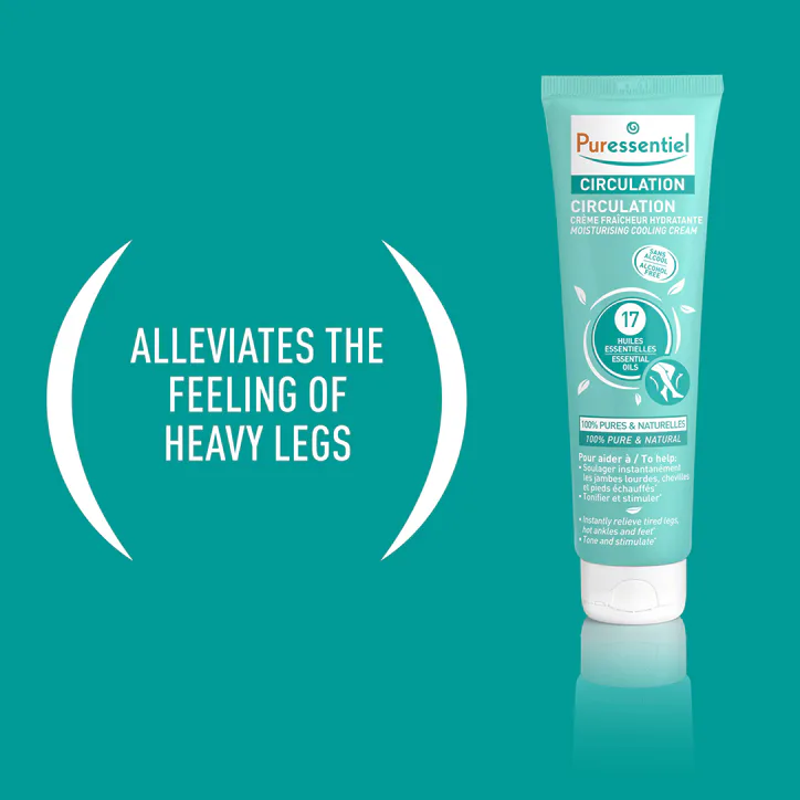 Puressentiel Circulation Moisturising Cooling Cream 100 ml, additional product view 3