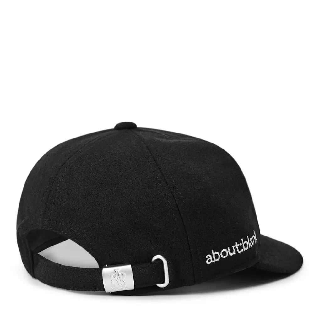 about:blank about:b Monogram Cap Sn00 in Black/Ecru, additional product view 2