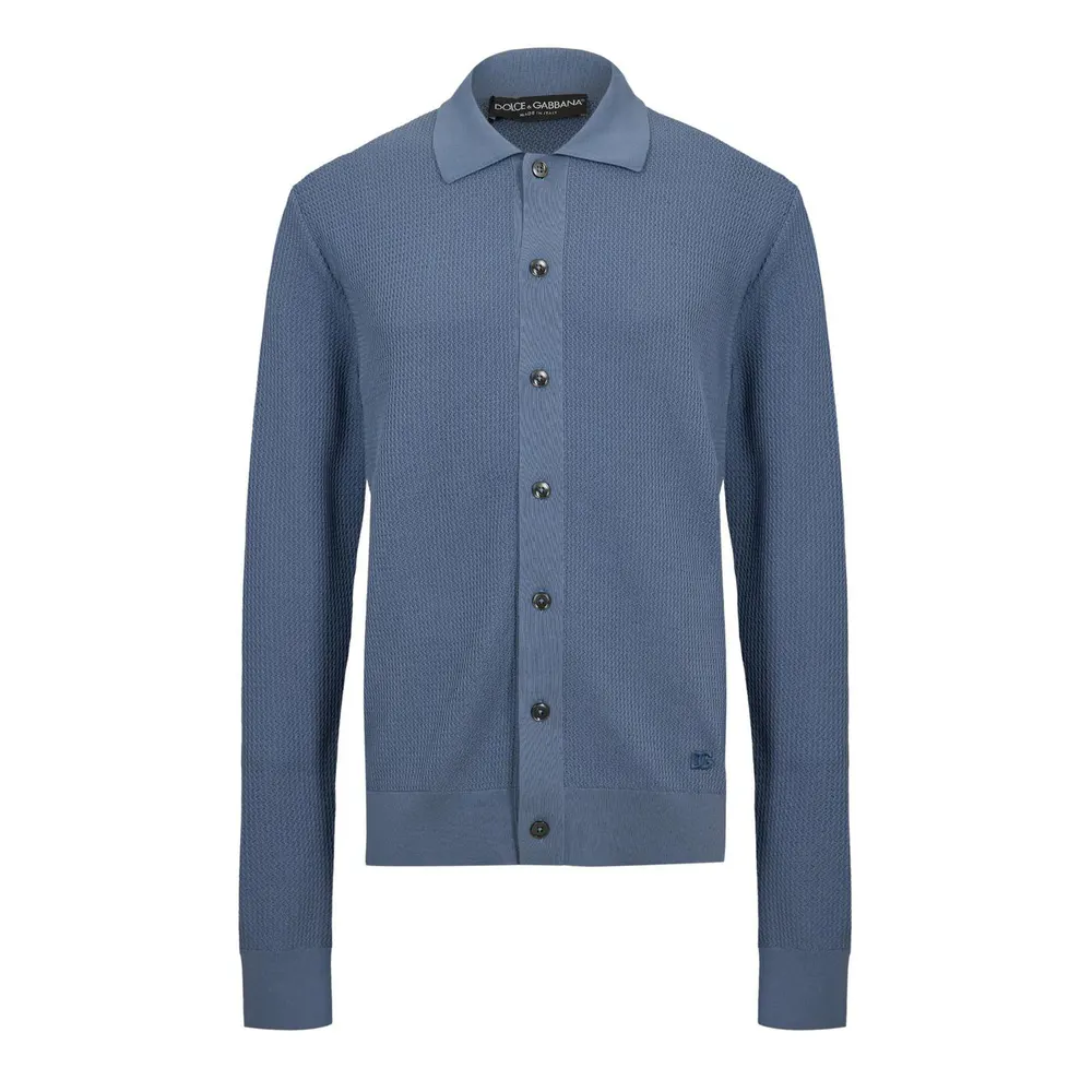 Dolce and Gabbana DG Button Col Cardi Sn61