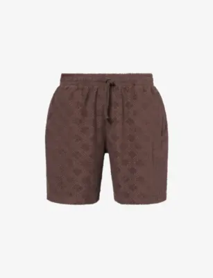 THE COUTURE CLUB Emblem Towelling Cotton-Blend Short