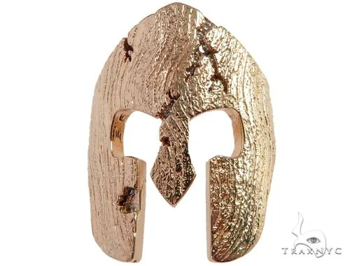 RINA - For Him FACTORY Spartan Mask Diamond Pendant 64208 in Rose Gold – Pendant