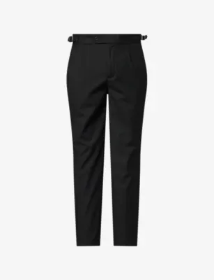 ARNE Adjustable-Waistband Formal Woven Trousers - 32R in BLACK – Mens | Trousers & shorts | Casual