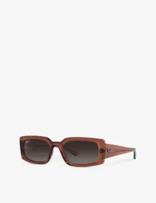 RAY-BAN RB4395 Kiliane pillow-frame acetate sunglasses detail 2