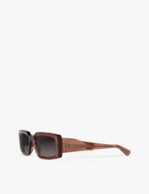 RAY-BAN RB4395 Kiliane pillow-frame acetate sunglasses detail 3