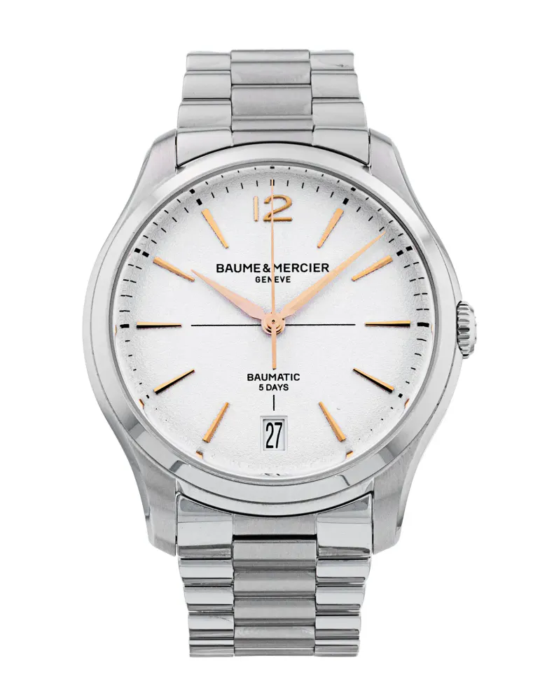 Baume et Mercier Clifton 10793 — 2025 — Excellent in White Baton – Pre-owned watches