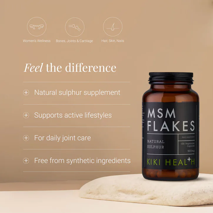 KIKI HEALTH MSM Flakes - 100 Vegicaps, additional product view 2