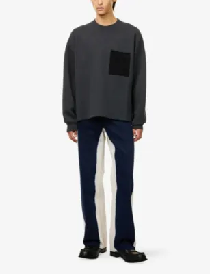 LOEWE Tonal Anagram Pocket Knitted Jumper detail 2