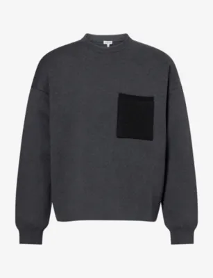 LOEWE Tonal Anagram Pocket Knitted Jumper