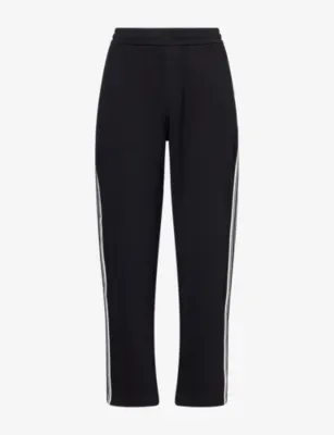 EMPORIO ARMANI Taping Slim-Leg Cotton Track Jogging Bottoms