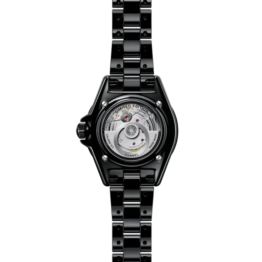 Chanel J12 BLUSH WATCH CALIBRE 12.2, 33MM in Black, additional product view 2